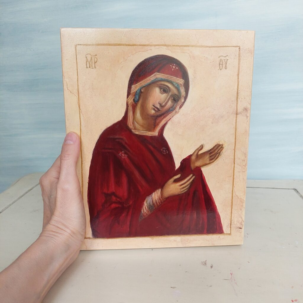 Ikona Matki Bożej Hagiosoritissa – widok 2